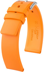 Dark orange strap Hirsch Pure L 40538876-2 (Natural rubber)