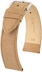 Beige leather strap Hirsch Osiris M 03433190-2 (Calfskin)