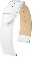 White leather strap Hirsch Toronto L 03702000-2 (Calfskin)