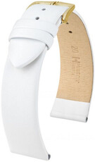 White leather strap Hirsch Toronto M 03702100-1 (Calfskin)