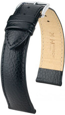 Black leather strap Hirsch Kansas M 01502150-2 (Calfskin)