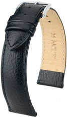 Black leather strap Hirsch Kansas XL 01502250-2 (Calfskin)