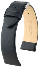 Black leather strap Hirsch Toronto M 03702150-2 (Calfskin)