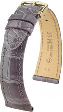 Purple leather strap Hirsch London L 04207012-1 (Alligator leather) Hirsch Selection
