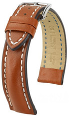 Brown leather strap Hirsch Heavy Calf L 02475070-2 (Calfskin)