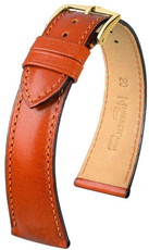 Brown leather strap Hirsch Siena M 04202170-1 (Calfskin)