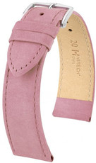 Pink leather strap Hirsch Osiris L 03433022-2 (Calfskin)