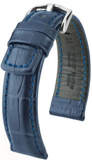 Dark blue leather strap Hirsch Grand Duke L 02528080-2 (Calfskin)