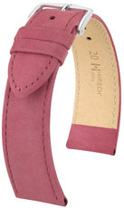 Burgundy leather strap Hirsch Osiris L 03433060-2 (Calfskin)