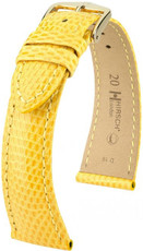 Yellow leather strap Hirsch London L 04266072-1 (Lizard leather) Hirsch Selection