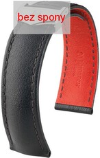 Black leather strap Hirsch Speed 07502450-2 (Calfskin)