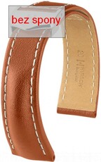 Brown leather strap Hirsch Navigator 07002470-2 (Calfskin)