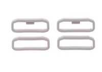 Silicone strap Garmin (pro QuickFit 22, Instinct, Instinct 2 aj.), grey, 4ks
