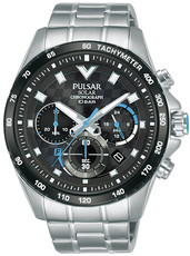 Pulsar men's px5019x1 accelerator solar watch hotsell