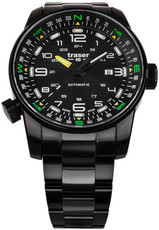 Traser P68 Pathfinder Automatic Black with steel bracelet