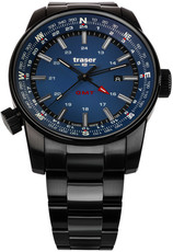 Traser P68 Pathfinder GMT Blue with steel bracelet