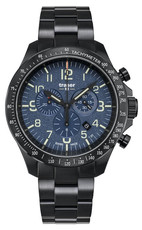 Traser P67 Officer Pro Quartz Chronograph Blue with steel PVD strap 109462