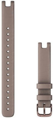 Strap for Garmin Lily, leather, brown, long