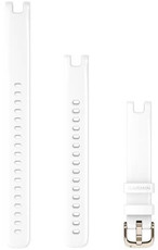 Strap Garmin Lily, silicone, white, silver clasp