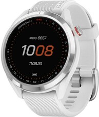 Garmin Approach S42 Silver/White Silicone band