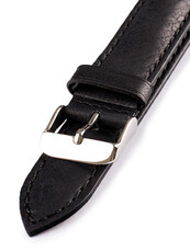 Unisex leather black strap HYP-06-NERO