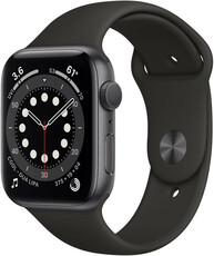 Apple Watch Series 6 GPS, 40mm, Graphite Aluminium Case with Black Sports Band