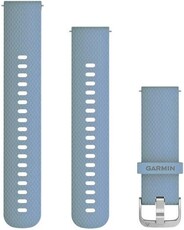 Silicone strap Garmin 20mm (pro Venu, Venu Sq, Venu 2 Plus aj.), Blue V1, Quick Release + extended part