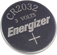 Button Cell Energizer 3V Lithium (type CR2032)