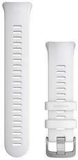 Strap Garmin Swim 2, silicone, white, grey clasp