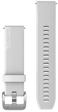 Garmin silicone strap 20mm (for Venu Sq, Venu 2 plus etc.), white, Quick Release, 010-13114-01