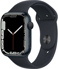Apple Watch Series 7 GPS, 45mm, Space Black case and band