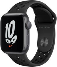 Apple Watch Nike SE GPS, 40mm, Space Grey Aluminium Case with Anthracite/Black Nike Sport Band