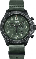 Traser P67 Officer Pro Chronograph Green with Textile NATO Strap