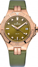 Edox Sport Delfin Diver Date Lady 53020-37rc-vr