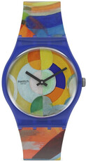 Watches Swatch x Centre Pompidou, Carousel by Robert Delaunay GZ712