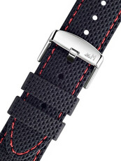 Black silicone strap Morellato Livenza 5275187.883 M