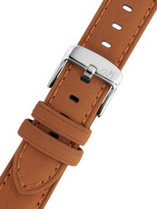 Leather strap Morellato Flake 5615D60.037 M, Brown, recycled material