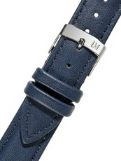 Leather strap Morellato Trend 5050C47.061 S, Blue, eco-leather, Quick Release
