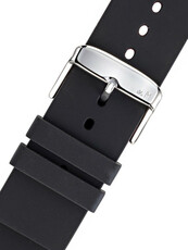 Silicone strap Morellato Tunguska 5396187.878 M, black