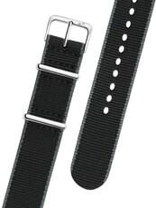 Textile strap Morellato Band 3972A74.806 M, black, NATO
