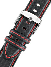 Black red strap Morellato Biking 3586977.883 M (eco-leather, plastic/rubber)
