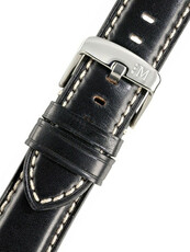 Leather strap Morellato Giorgione 4272B12.019 M, black