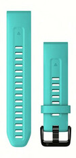 Silicone strap Garmin 20mm (for Garmin Fenix 8/7S/6S (43mm), etc.), blue V1, QuickFit, 010-13102-05