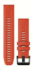 Silicone strap Garmin 22mm (pro Garmin Fenix 8/7/6 (47mm), Epix 2 aj.), Red V3, QuickFit