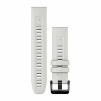 Silicone strap Garmin 22mm (pro Garmin Fenix 8/7/6 (47mm), Epix 2 aj.), White V1, QuickFit