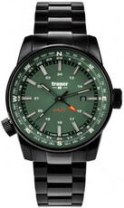Traser P68 Pathfinder GMT Green with Metal Bracelet 109525