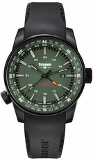 Traser P68 Pathfinder GMT Green with Rubber Strap 109744