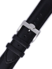 Strap Orient UDENGSB, leather black, silver clasp (pro model DX00)