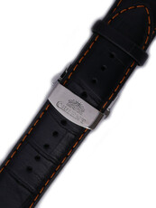 Leather strap Orient UDCYPSB 23mm (for the model CFT00), black