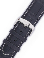 Leather strap Orient UDDBQTB 22mm (for the model CVFAA), black